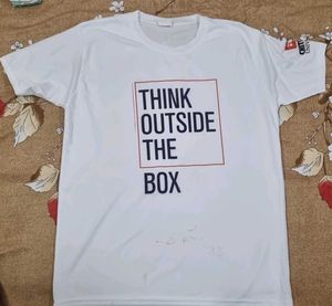 White 'Think Outside The Box' T-Shirt