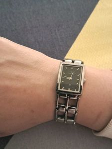 Classic Silver-Tone Women's Watch