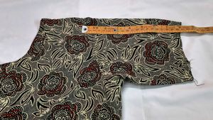 Grey Floral Print Kurta