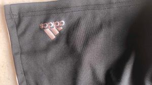 Adidas Black Running Shorts and tshirt