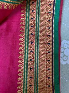 Vintage Silk Saree with Banarasi Border