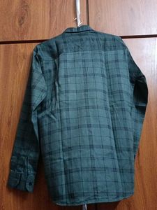 Men's Green Plaid Shirt