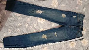 Hollister Ripped Blue Jeans