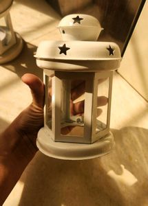 Set of 2 White Star Lanterns