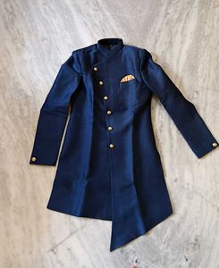 Men's Navy Blue Sherwani