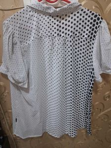 XXL Polka Dot Print shirt