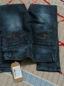 Stylish Dark Wash Denim Jeans