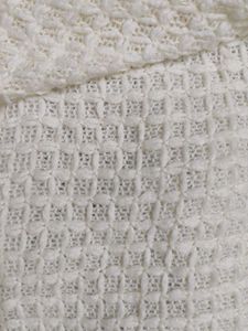 Cream Woven kaftan with Fringe