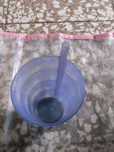 Blue Sipper Water Bottle