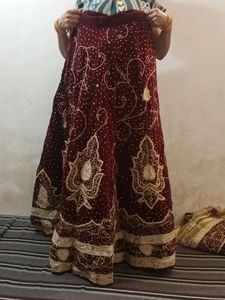 Velvet Blouse with Embellished Sleeves