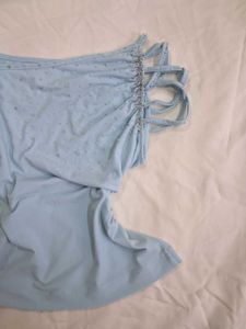 Ruffled Beaded Whimsy Top