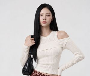 Chic Off-Shoulder Knit Top