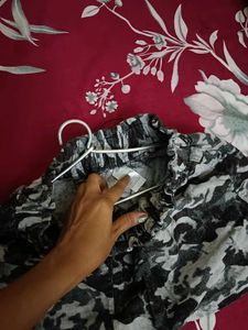 Camo Print Mini Skirt