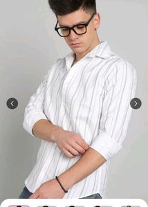 Men's Striped Casual Shirt size -S