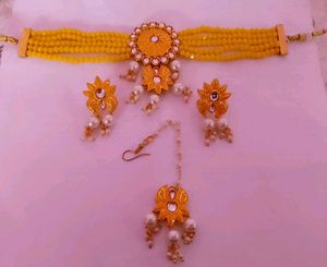 Kundan With Meenakari Full Set