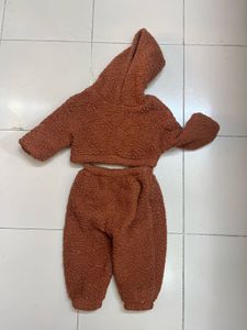 Cozy Brown Baby Outfit