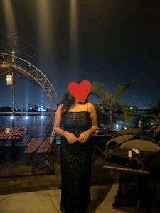 Shimmer Black Dress