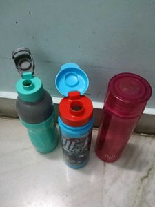 Set of 3 Reusable Water Bottles