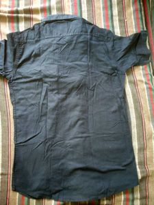 Driftwood Men's Slim Fit Navy Shirt