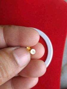 Elegant Gold Nose Pin
