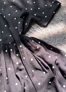 Polka Dot Fit &amp; Flare Dress