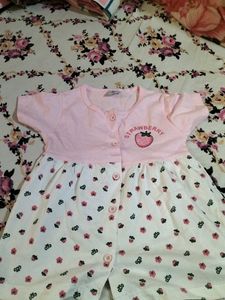 💗Adorable Baby Girl Strawberry Dress