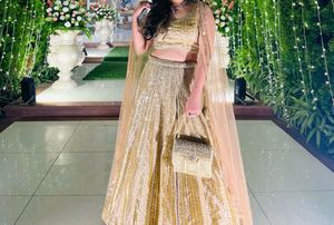 Gorgeous Gold Lehenga Choli