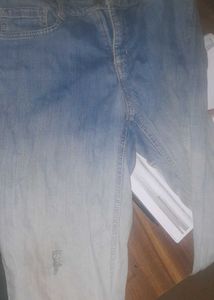 jones new york Dual Shade High Waist Denim