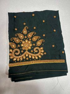 Aari work Silk Blouse Fabric