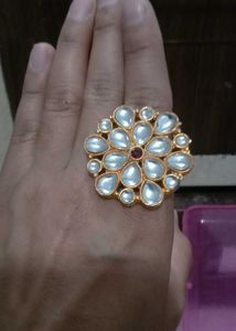 Statement Kundan Style Ring