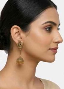 Exquisite Peacock Jhumka Earrings
