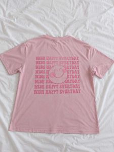 Soft Pink Oversized T-Shirt