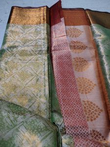 pure tissue kanjeevaram saree
