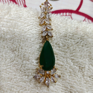 CZ stone  long earing