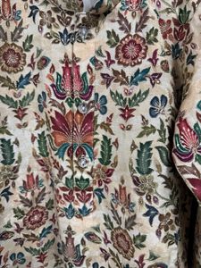 kids boys  Floral Print Embroidered Kurta