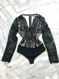 ⌛Selling now!!🌋Hot Sequined Bodysuit