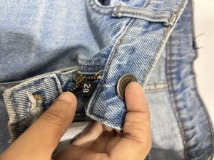 Wide Leg Denim Jeans