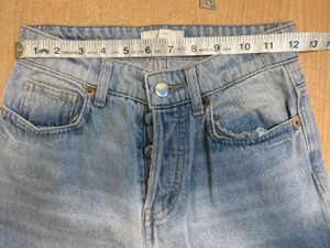 H&amp;M Wide Leg Light Wash Jeans