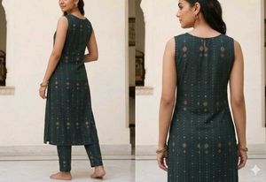 Black kurta set