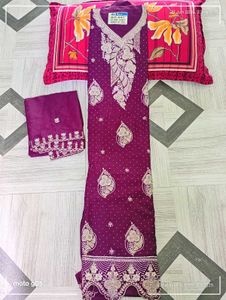 Dark Purple salwar suit