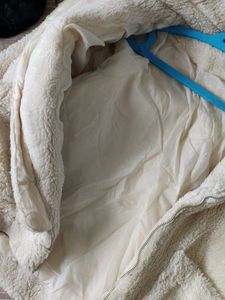 Cream Fuzzy Teddy Jacket