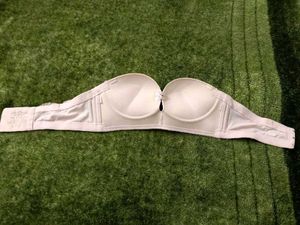 Strapless Lace Trim Bra