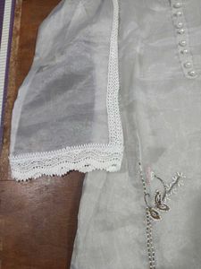 tissu fabric kurti with handwork