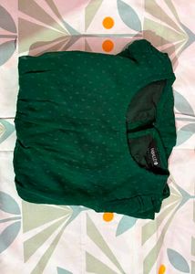 ✨ Brand New Emerald Green Peplum Top ✨