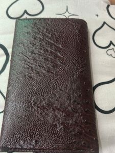 Vintage Ostrich Embossed Wallet