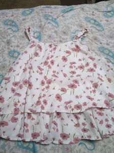 Floral Print Tiered Camisole Top