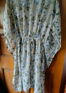 Chic Floral Kaftan Dress