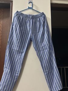 Blue Striped Kurta Set