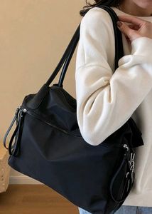 Black Nylon Handbag
