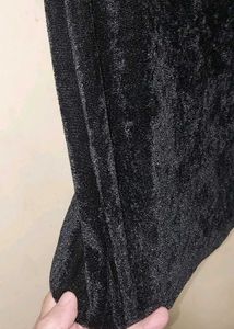 embroidered velvet top